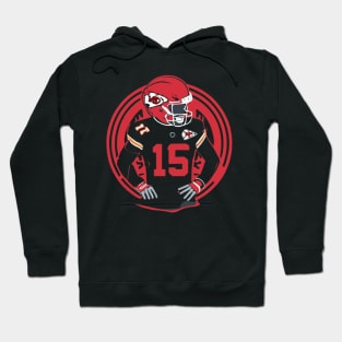 mahomes football chiefs design Hoodie